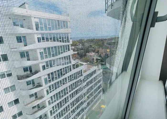 вид моря,13 фонтана,кораблик,рыба Apartment *