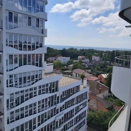 вид моря,13 фонтана,кораблик,рыба Appartement